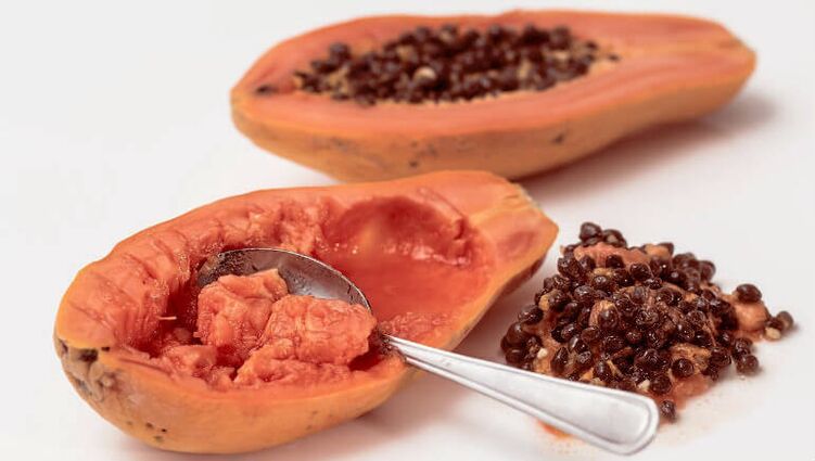 Papaya din paraziți